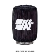 K&N Round Straight - Black - 3.5in ID x 5in H - PreCharger Air Filter Wrap Blue thumbnail 5