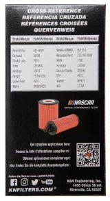 K&N Performance Oil Filter for 04-15 Mercedes Benz thumbnail 4