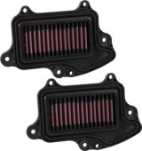 K&N 16-17 Suzuki Boulevard M90 1462CC Replacement Drop In Air Filter (Set of 2) thumbnail 1
