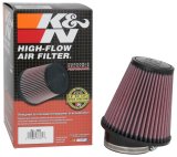 K&N Filter Universal Rubber Filter 3 1/2 inch 10 Degree Flange 5 3/4 inch OD 6 inch Height thumbnail 4