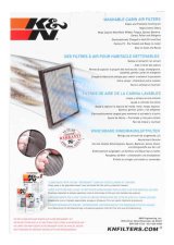 K&N Replacement Cabin Air Filter thumbnail 9