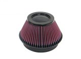 K&N Universal Round Tapered Carbon Fiber Air Filter 6in Flg ID Centered/7.5in B OD/4.5in T OD/4in H thumbnail 3