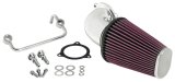 K&N 08-10 Harley-Davidson Touring Models Performance Intake Kit - Bright Aluminized thumbnail 1