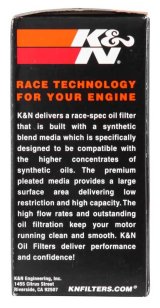 K&N Oil Filter Powersports Cartridge Oil Filter thumbnail 4