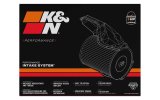 K&N 2022 Audi S3 2.0L L4 Gas Performance Air Intake System thumbnail 4
