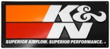 K&N Embossed Metal Sign 9in H x 20in W thumbnail 2