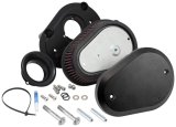 K&N 00-16 Harley-Davidson Street Metal Intake System Flare Black thumbnail 3
