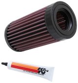 K&N 00-09 Kawasaki KAF620 High-Flow Original Lifetime Engine Air Filter thumbnail 1