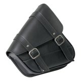 Willie & Max Universal Black Jack Compact Slant Saddlebag Set (12inL x 9.5inH x 5.5 inW) - Black thumbnail 1