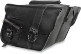 Willie & Max Universal Ranger Large Slant Saddlebags (16 in L x 11 in H x 6.5 in W) - Black thumbnail 1