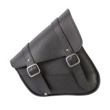 Willie & Max HD Sportsters, Custom Hard Tails Swingarm Bag Dual Shock(10.5inLx11.5inWx4.5inH)- Black thumbnail 1