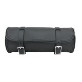 Willie & Max Universal Round Leather Tool Bag (12 in L x 4.5 in H) - Black thumbnail 1