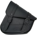 Willie & Max HD Softails,Yam Rd Stars,Kaw Vulcan 900,Suz C50 Black Jack Swingarm Bag - Black thumbnail 1