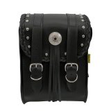 Willie & Max Universal Warrior Sissy Bar Bag (8 in L x 10 in W x 4.5 in H) - Black thumbnail 1