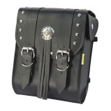 Willie & Max Universal American Classic Sissy Bar Bag (8 in L x 10 in W x 4.5 in H) - Black thumbnail 1