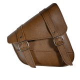 Willie & Max HD Sportsters,Custom Hard Tails Swingarm Bag Dual Shock(10.5inLx11.5inWx 4.5in H)-Brown thumbnail 1