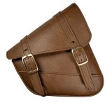 Willie & Max HD Sportsters, Custom Hard Tails Brass Monkey Swingarm Bag Dual Shock - Warm Brown thumbnail 1