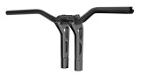 Performance Machine Phatbar H-Bar Assy, 9in Riser, 1-1/4in Bar, Int Wire, Gauge Mount - Black Ops thumbnail 1
