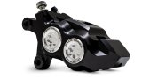 Performance Machine 08-23 FL,18-24 M8 Softail,06-17 VRod 137x4B Rce Series Monobloc Caliper Left BLK thumbnail 3