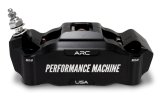 Performance Machine 125 x4 Race Series Radial Mount Caliper with ARC - Left - Black Ano thumbnail 1