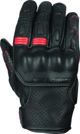 Speed and Strength Twist of Fate Leather Gloves Black/Red - XL thumbnail 4