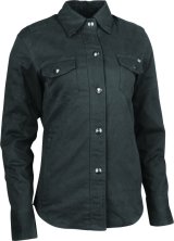 Speed and Strength Speed Society Armored Moto Shirt Black Womens - XS thumbnail 1
