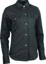 Speed and Strength Speed Society Armored Moto Shirt Black Womens - XS thumbnail 5