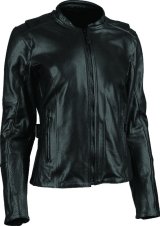 Speed and Strength Throttle Body Leather Jacket Black Womens - Large thumbnail 3