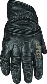 Speed and Strength Rust and Redemption Leather Gloves Black - Large thumbnail 3