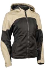 Speed and Strength Starstruck Mesh Jacket Trench Tan/Black Womens - Large thumbnail 3