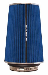 Spectre Adjustable Conical Air Filter 9-1/2in. Tall (Fits 3in. / 3-1/2in. / 4in. Tubes) - Blue thumbnail 1