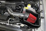 Spectre 11-14 Ford F150 SVT Raptor V8-6.2L F/I Air Intake Kit - Polished w/Red Filter thumbnail 5