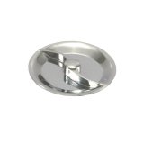 Spectre Air Cleaner Nut Low Profile (Fits 1/4in.-20 Threading) - Chrome thumbnail 1