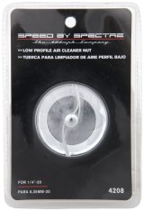 Spectre Air Cleaner Nut Low Profile (Fits 1/4in.-20 Threading) - Chrome thumbnail 4