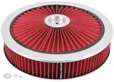 Spectre ExtraFlow HPR Air Cleaner Assembly 14in. x 3in. - Red thumbnail 1