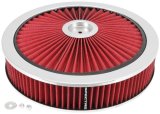 Spectre ExtraFlow HPR Air Cleaner Assembly 14in. x 3in. - Red thumbnail 2