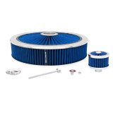Spectre ExtraFlow Filter Custom Assembly Value Pack 14in. x 3in. - Blue thumbnail 1