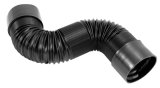 Spectre Air Duct Hose Kit 4in. OD (41in. Ducting / 2 Threaded PVC Couplers) - Black thumbnail 2