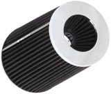 Spectre Adjustable Conical Air Filter 9-1/2in. Tall (Fits 3in. / 3-1/2in. / 4in. Tubes) - Black thumbnail 9