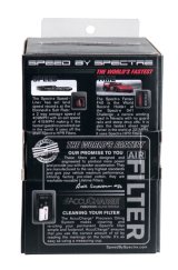 Spectre Adjustable Conical Air Filter 2-1/2in. Tall (Fits 3in. / 3-1/2in. / 4in. Tubes) - Blue thumbnail 5