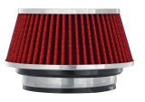 Spectre Adjustable Conical Air Filter 2-1/2in. Tall (Fits 3in. / 3-1/2in. / 4in. Tubes) - Red thumbnail 2