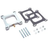 Spectre Carburetor Spacer - 1in. Open w/Tube Aluminum thumbnail 2