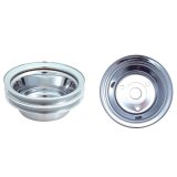 Spectre SB Chevy (w/Long Water Pump) Double Lower Groove Crankshaft Pulley - Chrome thumbnail 1