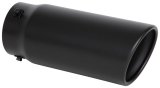 Spectre Exhaust Tip 4-1/2in. OD / Slant - Black thumbnail 1