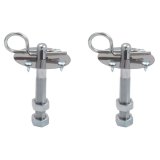Spectre Hood Pin Kit - Chrome thumbnail 1