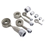Spectre MagnaBraid 304SS Braided Sleeving Kit - Chrome End Caps thumbnail 2