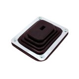 Spectre Shift Boot (Small) - Black Rubber w/Chrome Plated Steel Installation Ring thumbnail 1