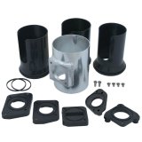 Spectre Mass Air Flow Sensor Adapter Kit (3in.) - Aluminum thumbnail 1