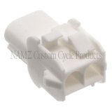 NAMZ AMP Mate-N-Lock 2-Position Male Wire Cap Connector w/Wire Seal thumbnail 2