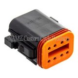 NAMZ Deutsch DT Series 8-Wire Plug & Wedgelock - Black (Repl. HD 72118-94BK) thumbnail 1